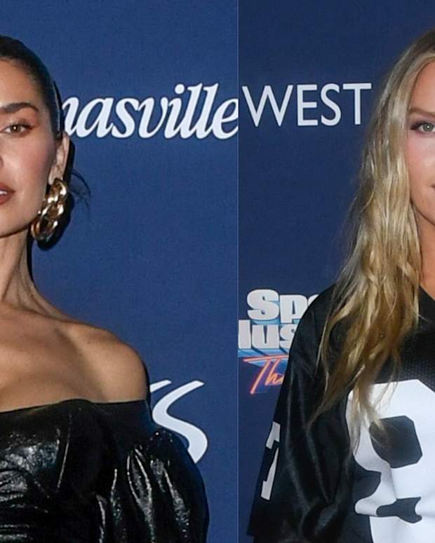 Nicole Williams English and Camille Kostek